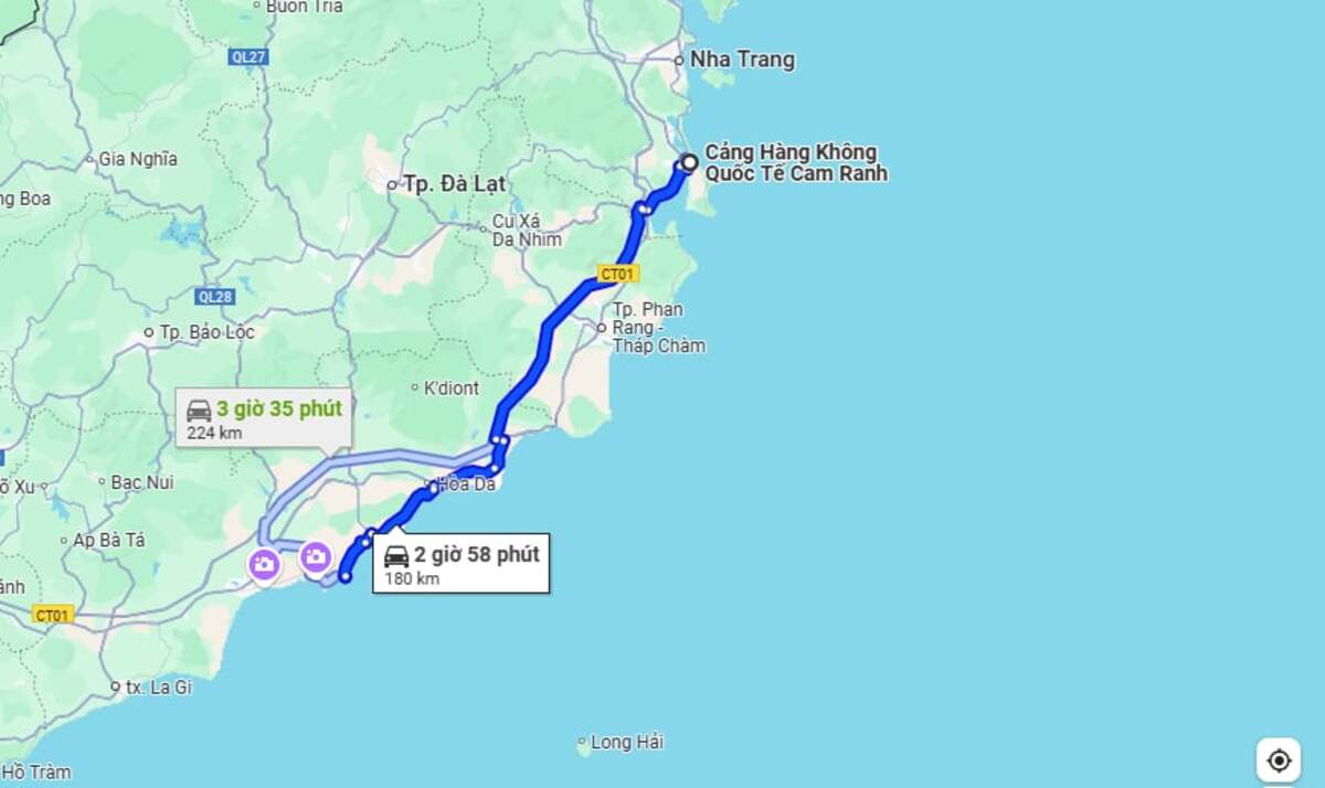 Ảnh chụp màn hình Google Maps