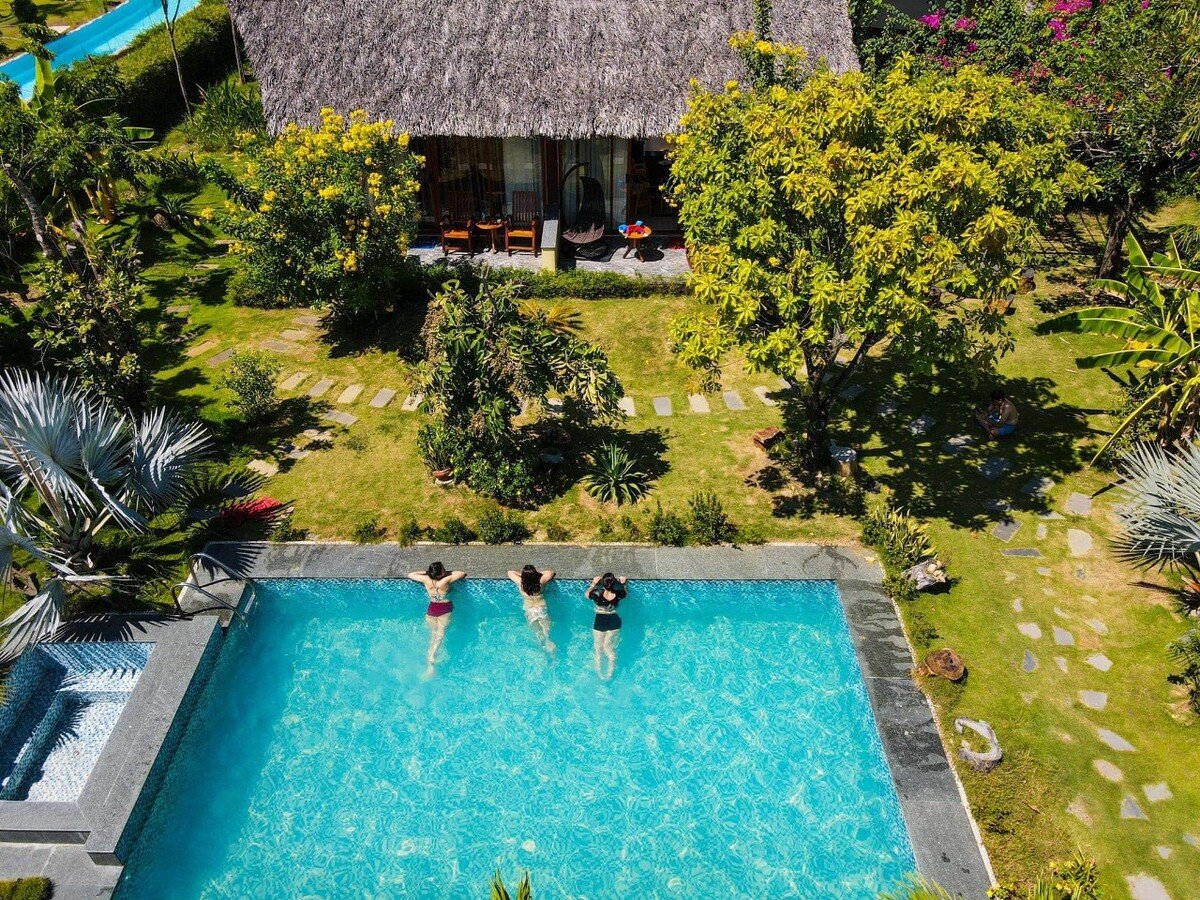 Một góc Hamya Hotsprings and Resort nhìn từ trên cao xuống (Nguồn: Internet)