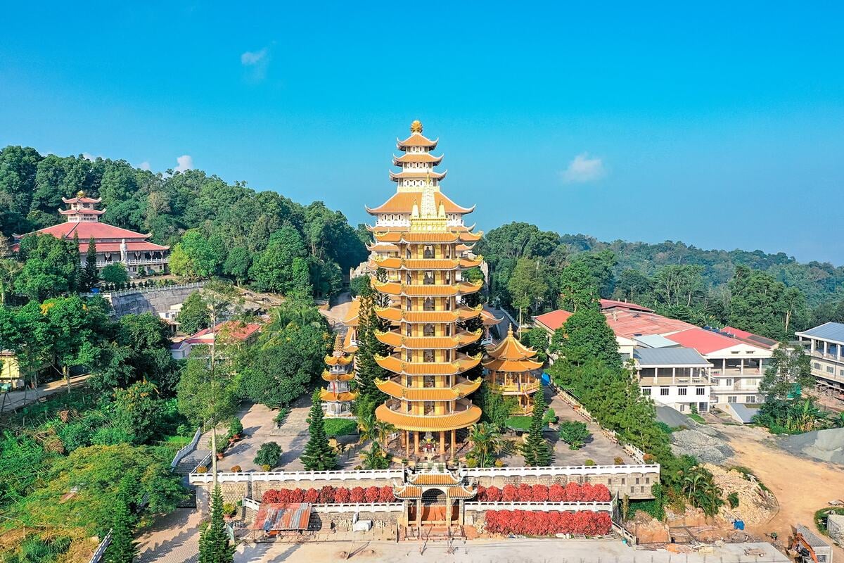 Chùa Vạn Linh (Ảnh: Du lịch Miền Tây)