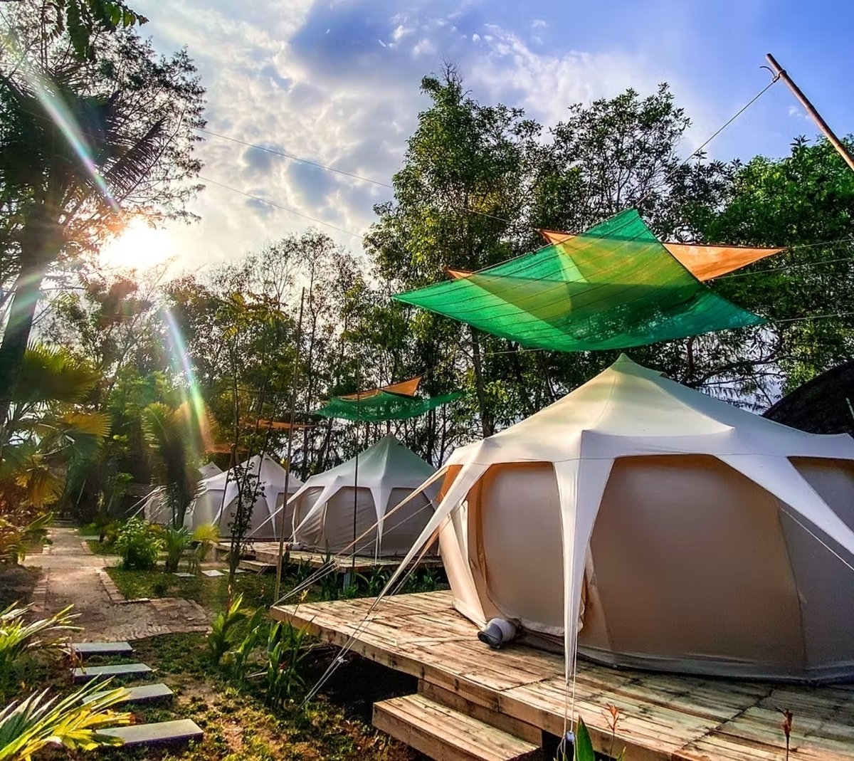 Khu cắm trại Hodota (Ảnh: Hodota Resort Bình Châu)