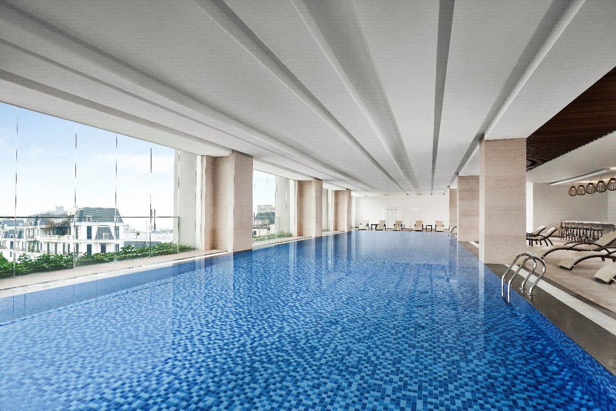 Sheraton Hai Phong nổi bật với kiến trúc hiện đại và tầm nhìn panorama bao quát thành phố. (Ảnh: Internet)