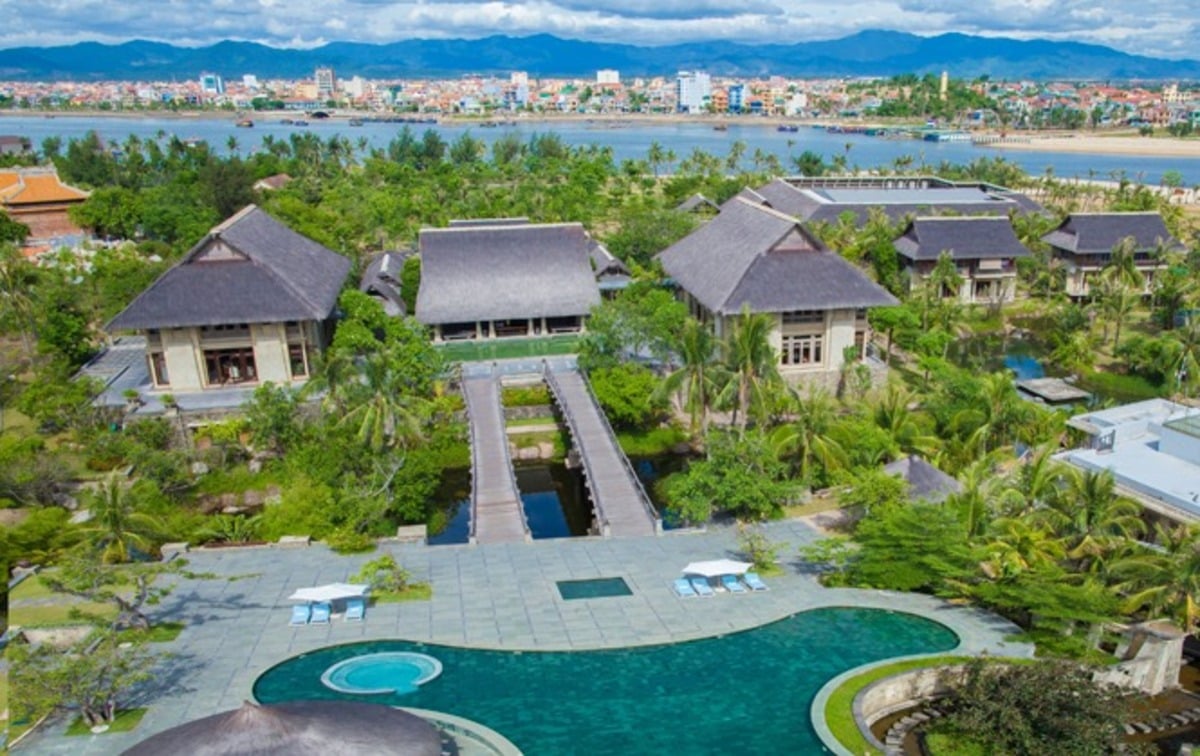 Sun Spa Resort nhìn từ trên cao (Ảnh: Sun Spa Resort Quảng Bình)