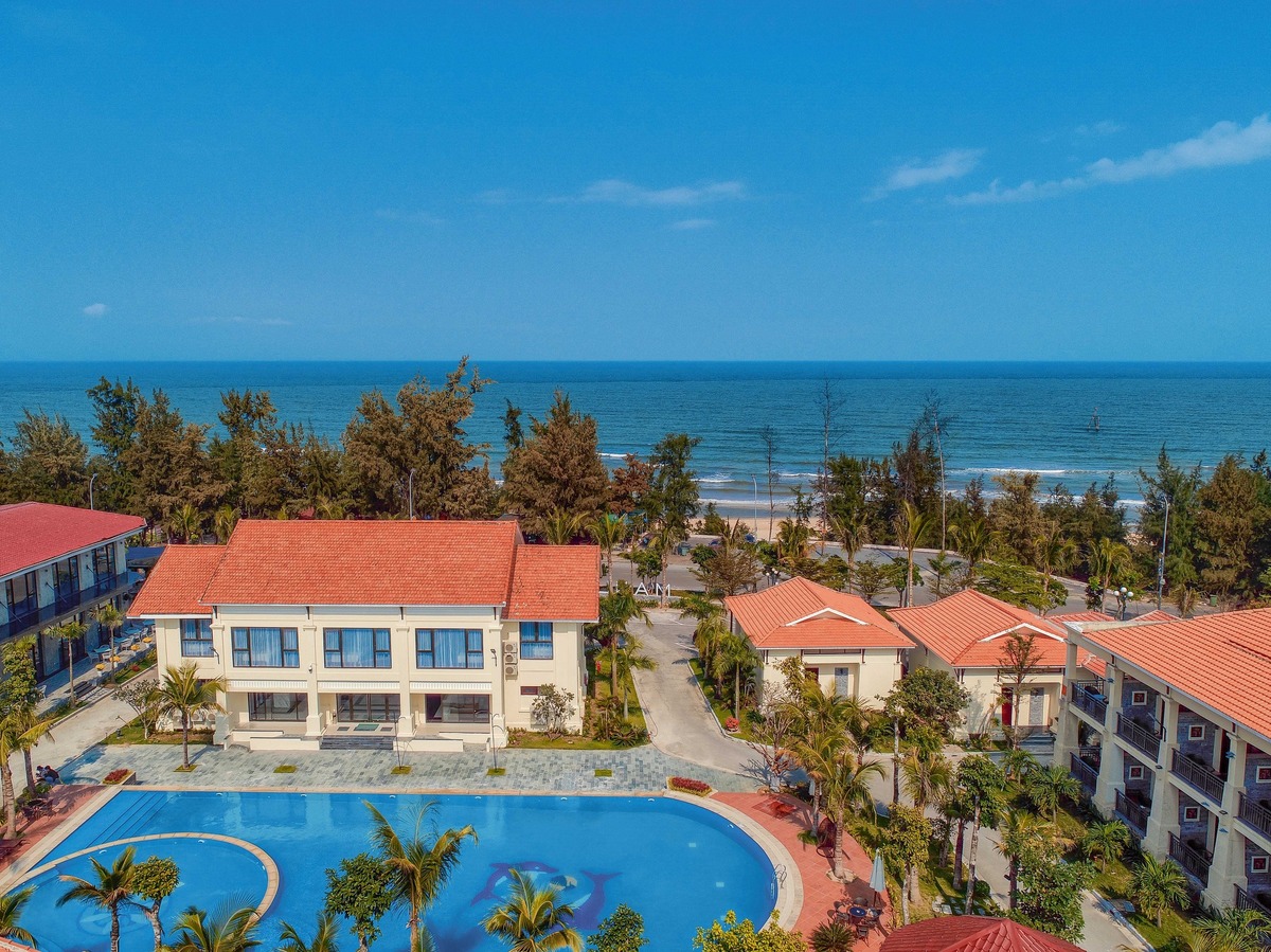 Một góc của Manli Resort (Ảnh: Manli Resort Quảng Bình)