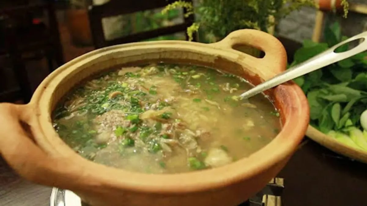 Lẩu cháo cua đồng