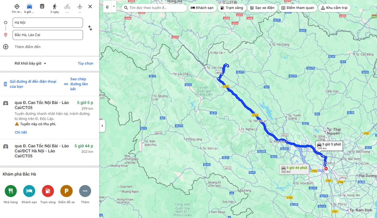 Ảnh chụp màn hình Google Maps