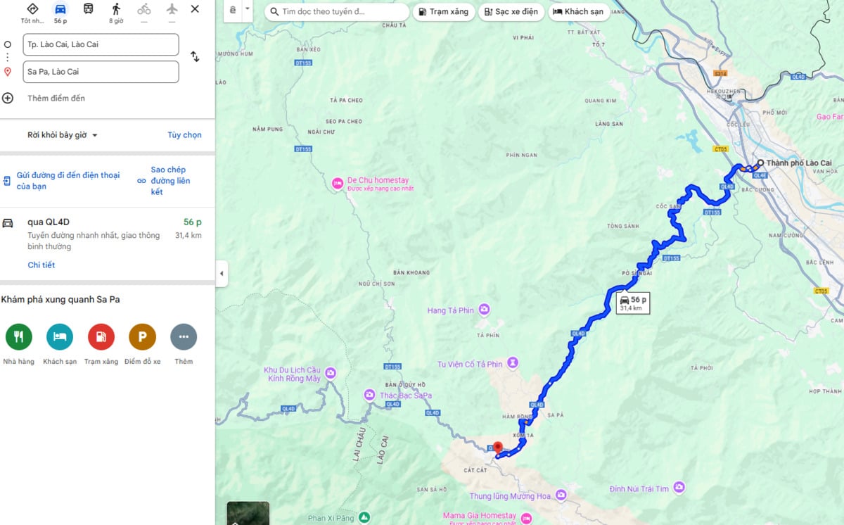 Ảnh chụp màn hình Google Maps
