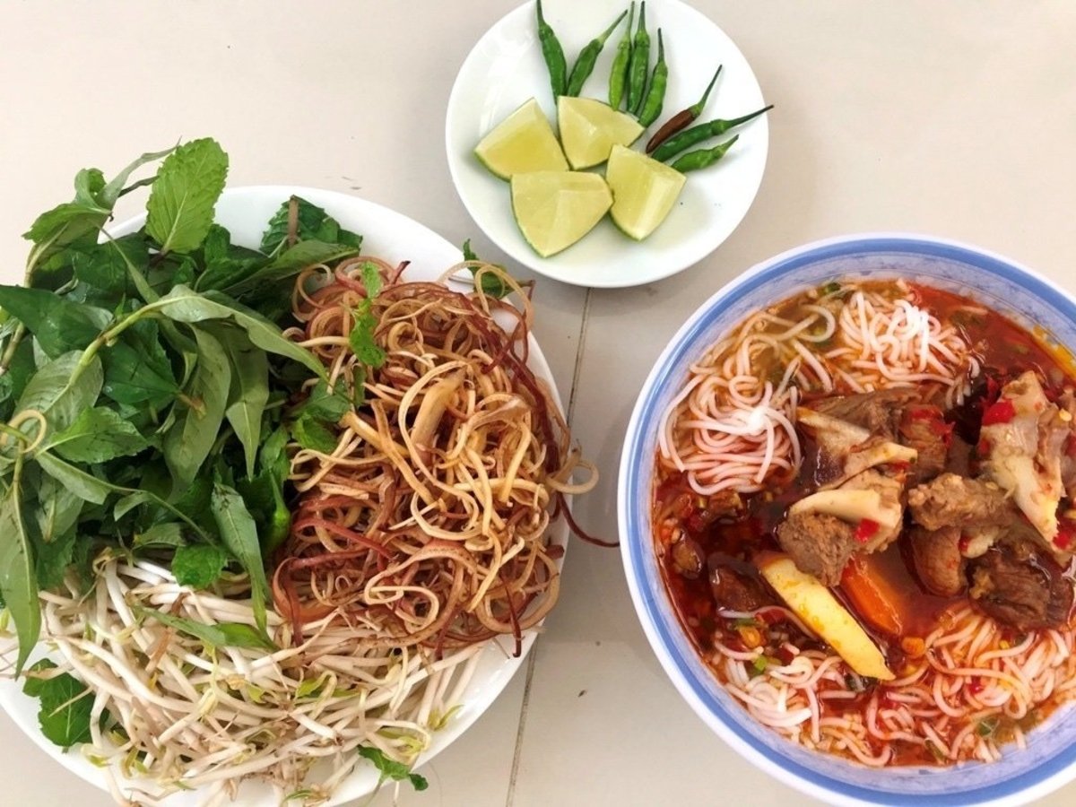 Bún bò thơm mùi cà ri đặc trưng (Nguồn: Internet)