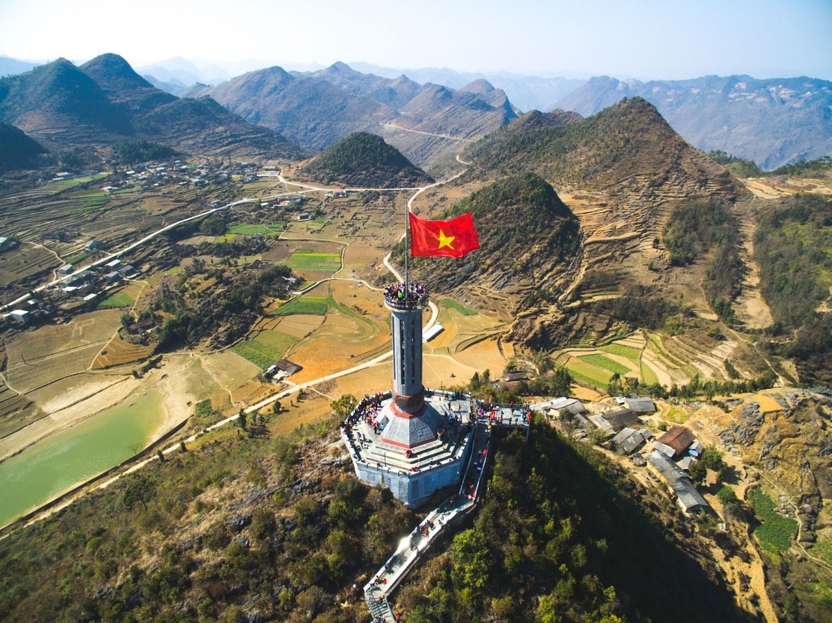 Cột cờ Lũng Cú. (Ảnh: Internet)