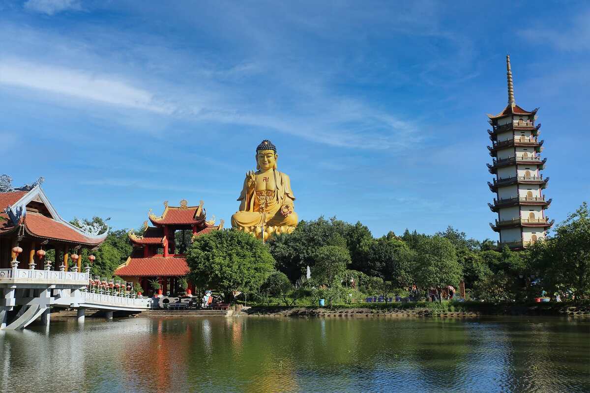 Chùa Khai Nguyên, tọa lạc tại xã Sơn Đông, Sơn Tây. (Ảnh: Internet)