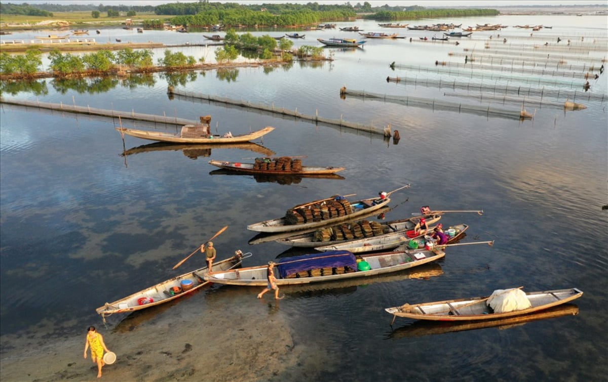 Hướng dẫn di chuyển đến làng chài Ngư Mỹ Thạnh (Ảnh: Cổng thông tin điện tử Thành phố Huế)