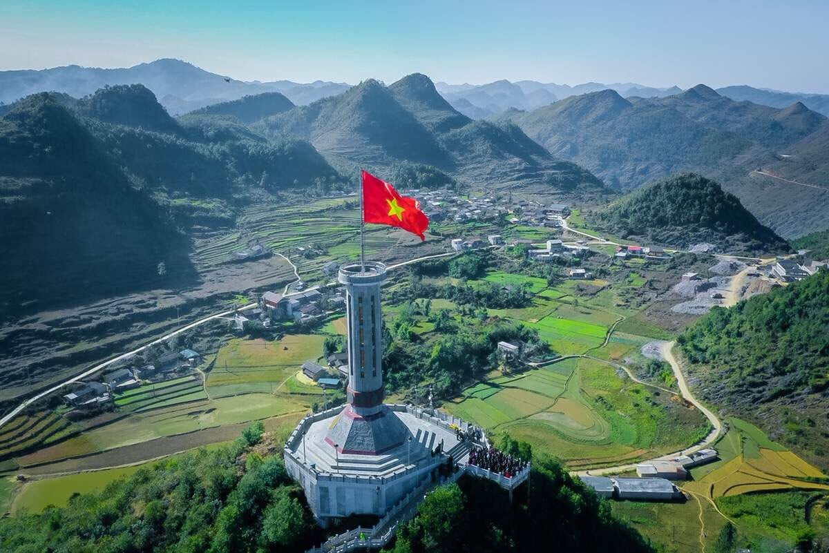 Cột cờ Lũng Cú, Hà Giang. (Ảnh: Internet)