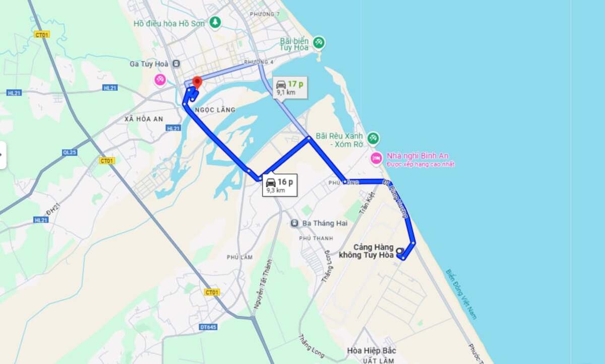 Ảnh chụp màn hình Google Maps