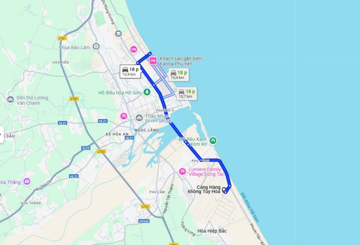 Ảnh chụp màn hình Google Maps