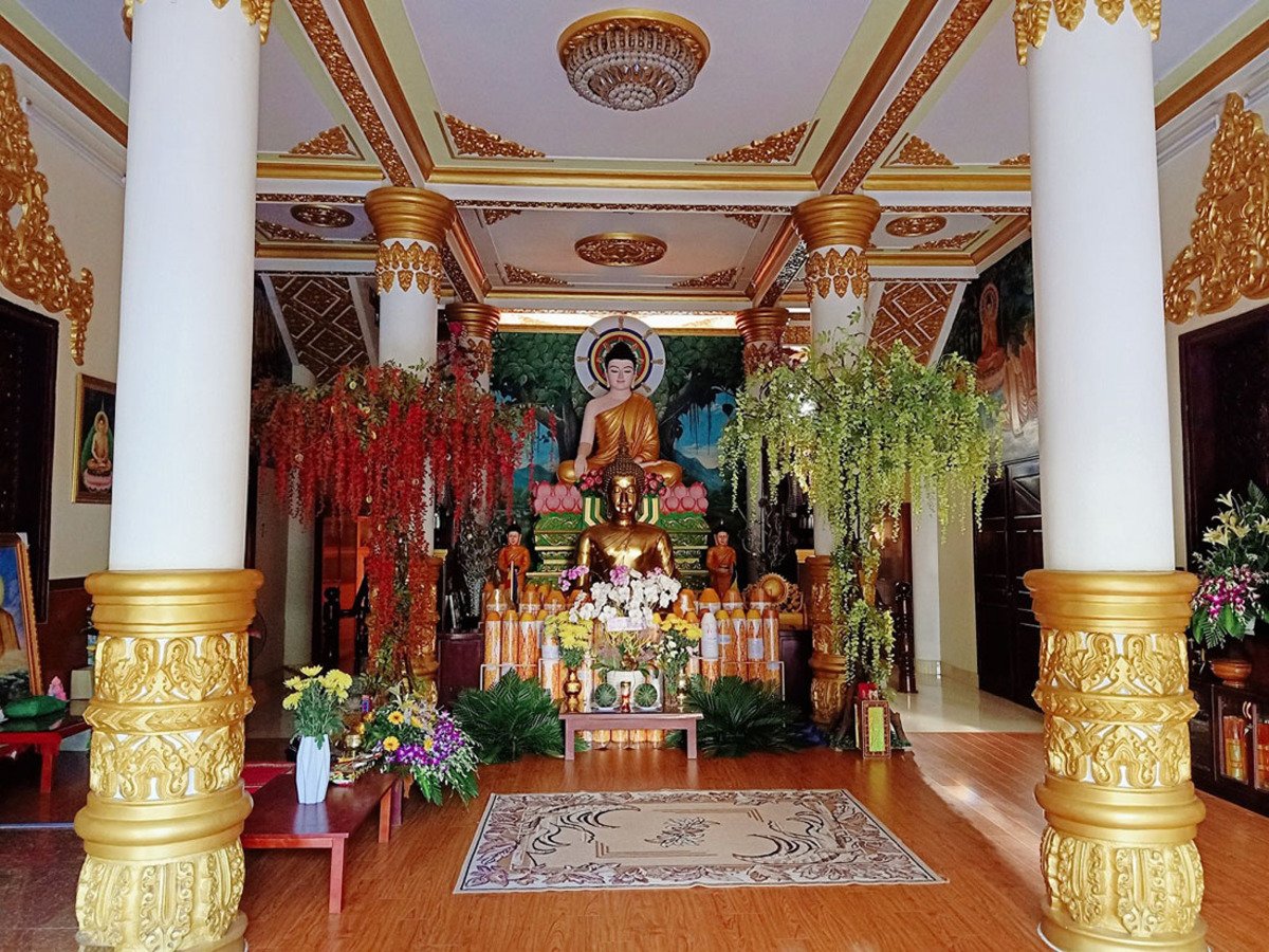 Chùa Munir Ansay Cần Thơ - Di sản kiến trúc Khmer độc đáo giữa lòng phố thị - ảnh 2