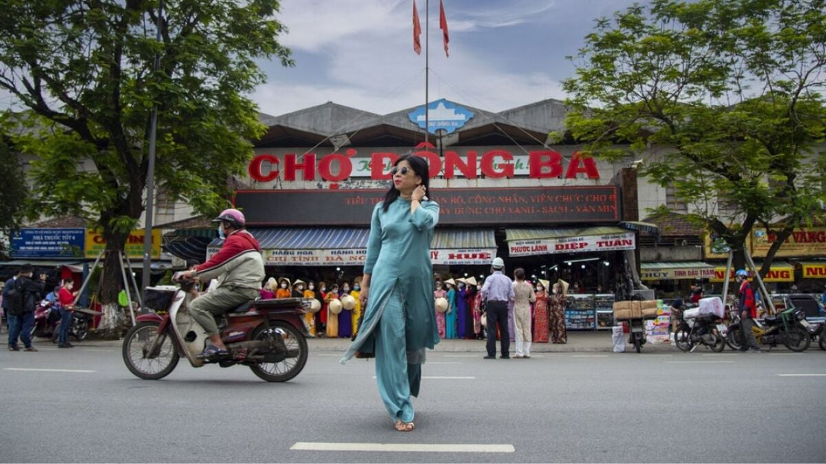 Chợ Đông Ba (Ảnh: Nụ Cười Mê Kông)
