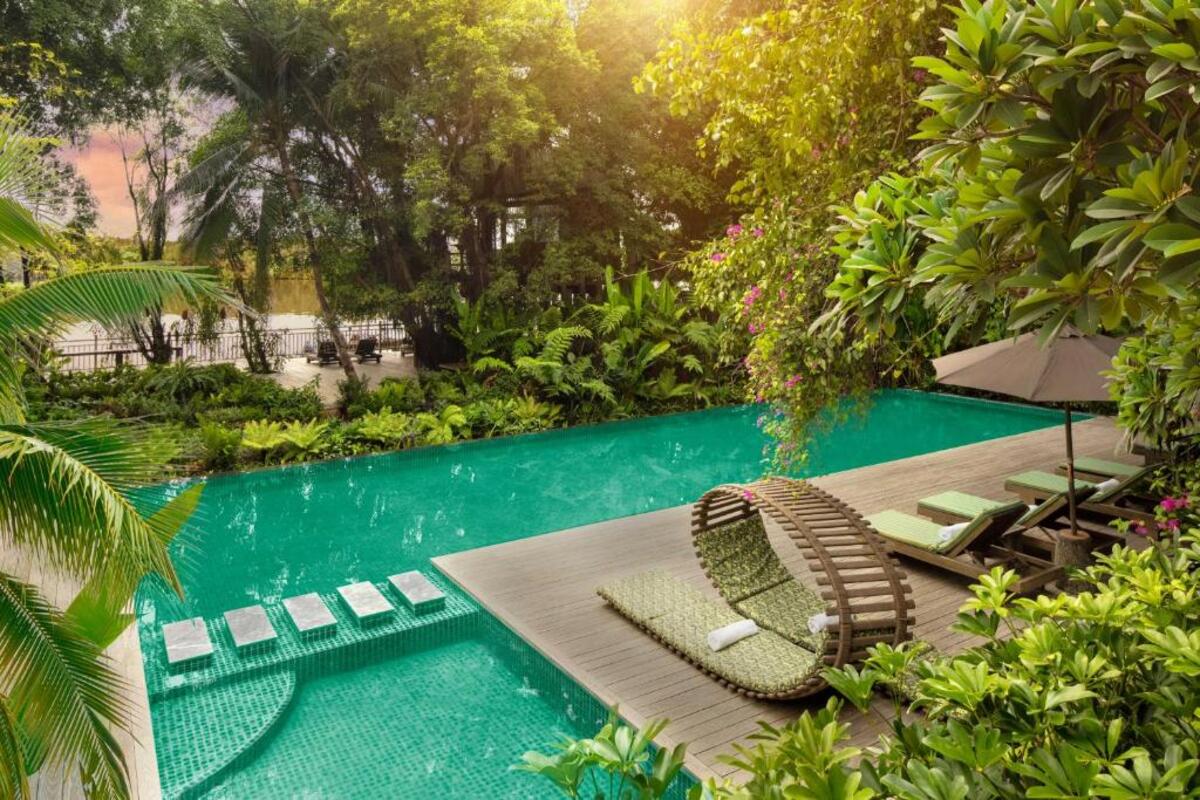 Không gian thiên nhiên xanh mát trong An Lâm Retreats Saigon River (Nguồn: Internet)