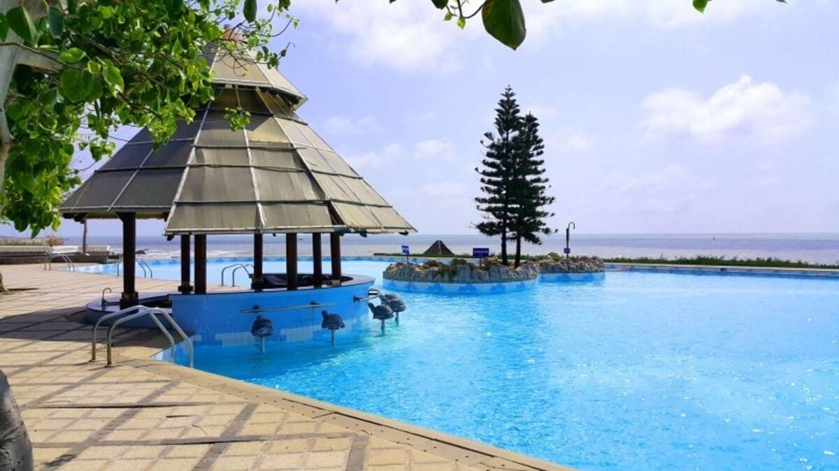 Hồ bơi view biển siêu chill của Long Hai Beach Resort (Nguồn: Internet)