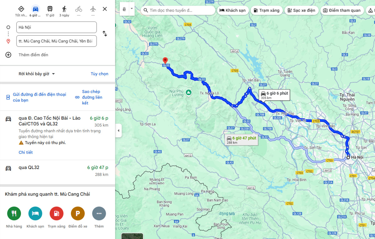 Ảnh chụp màn hình Google Maps