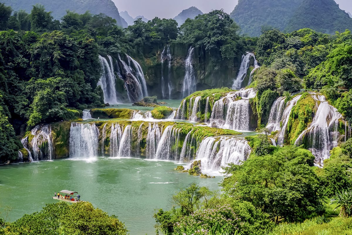 Thác Bản Giốc. (Ảnh: Internet)