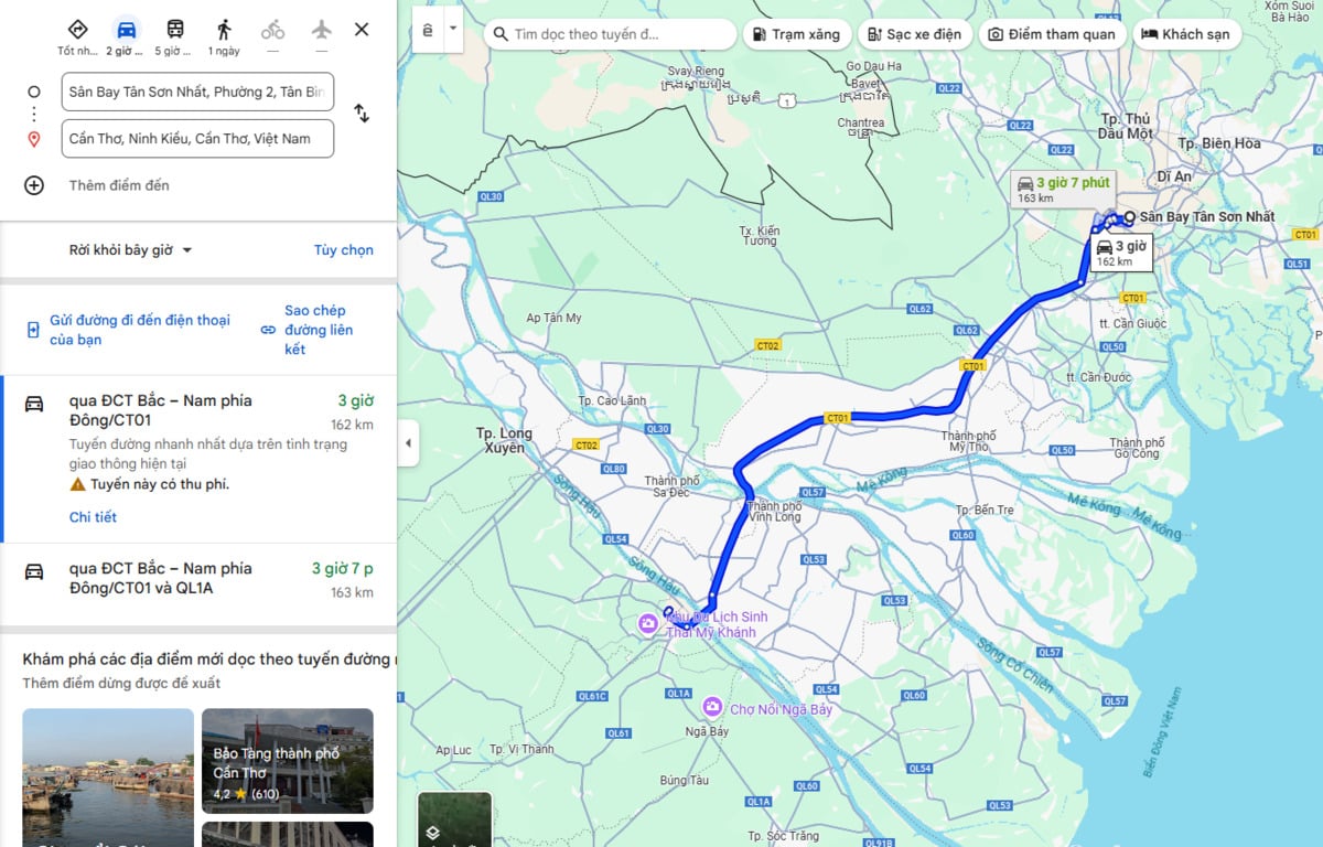 Ảnh chụp màn hình Google Maps