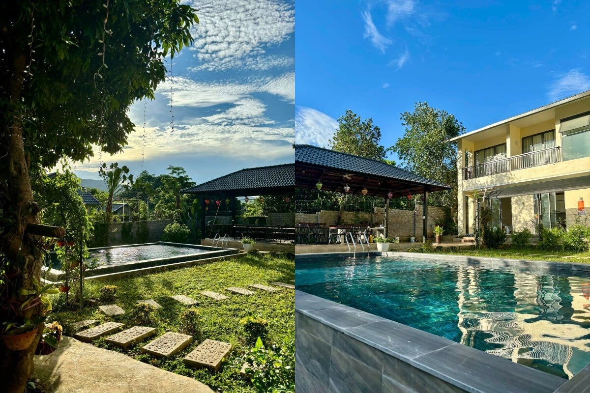 7 villa siêu đẹp gần Hà Nội cho 20 người đi chơi dịp hè 2025 - ảnh 6