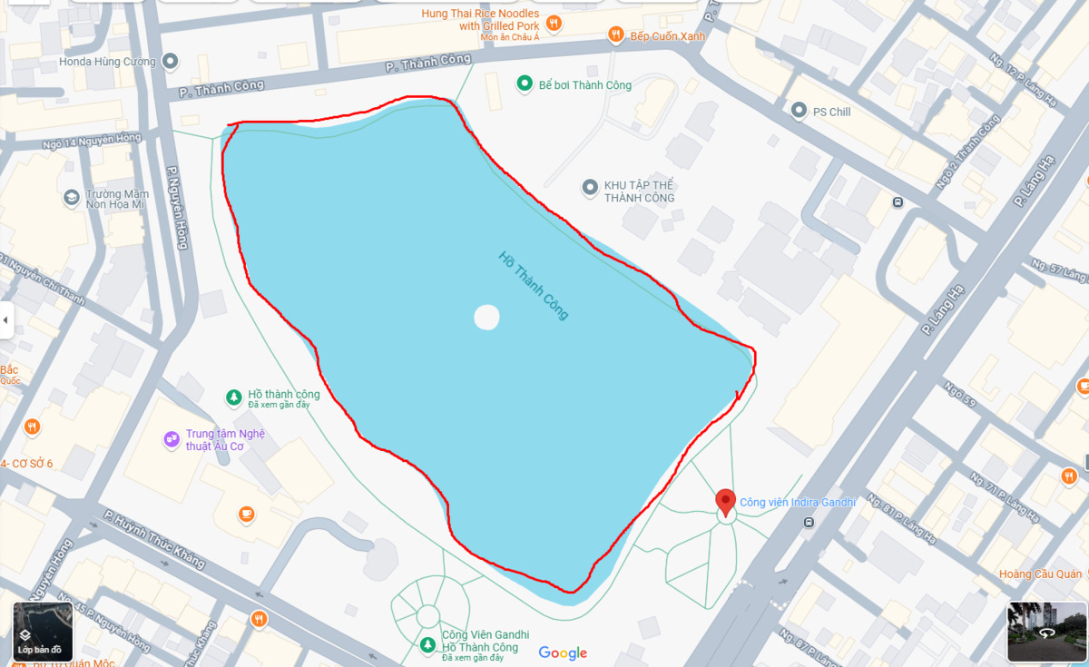Ảnh chụp màn hình Google Maps
