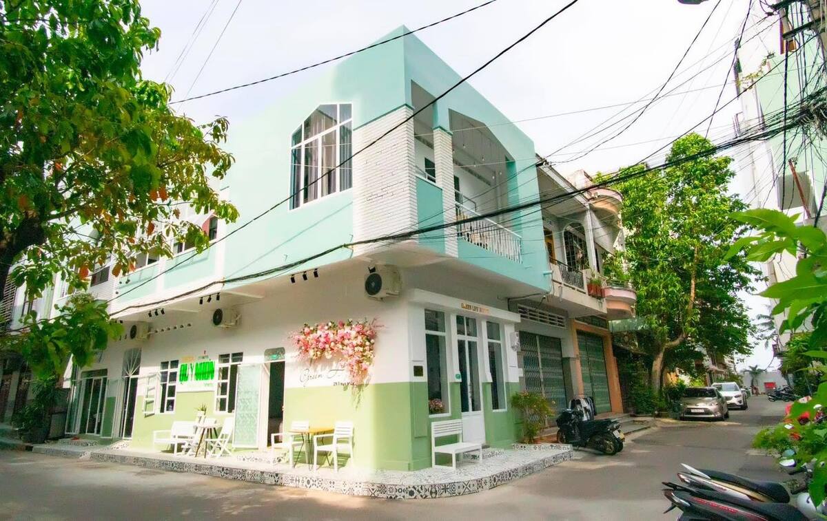 Homestay mang màu xanh dịu nhẹ (Nguồn: Internet)