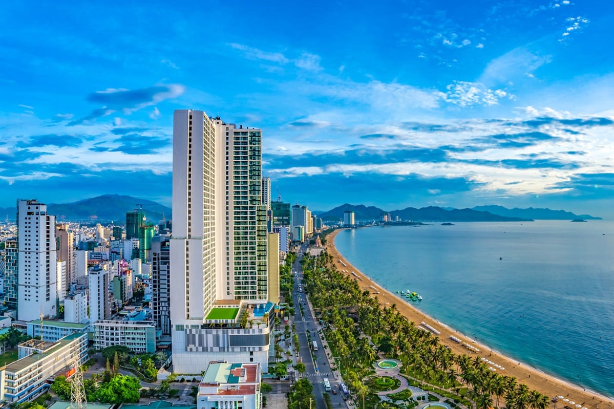Thành phố biển Nha Trang nhìn từ trên cao. (Ảnh: Internet)