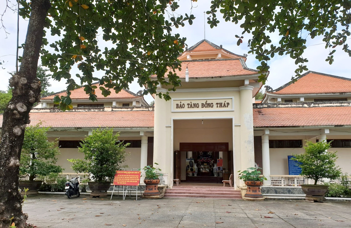 Bảo tàng Đồng Tháp (Ảnh: Cổng thông tin du lịch Thành phố Cao Lãnh - Đồng Tháp)