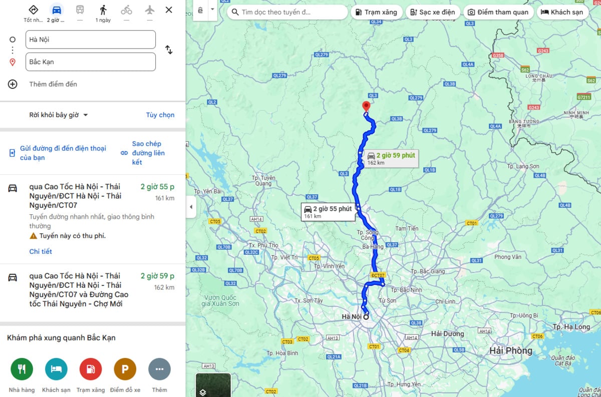 Ảnh chụp màn hình Google Maps