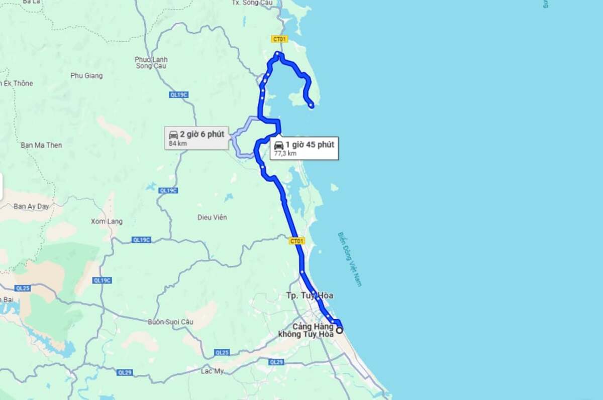 Ảnh chụp màn hình Google Maps