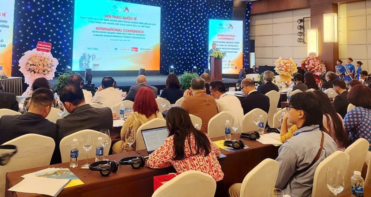 Quang cảnh hội thảo quốc tế tại Quảng Ninh (Ảnh: Báo Pháp Luật)