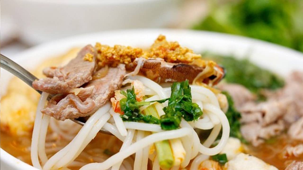 Hương thơm của gạch cua và nước dùng hào quyện (Ảnh: Internet)
