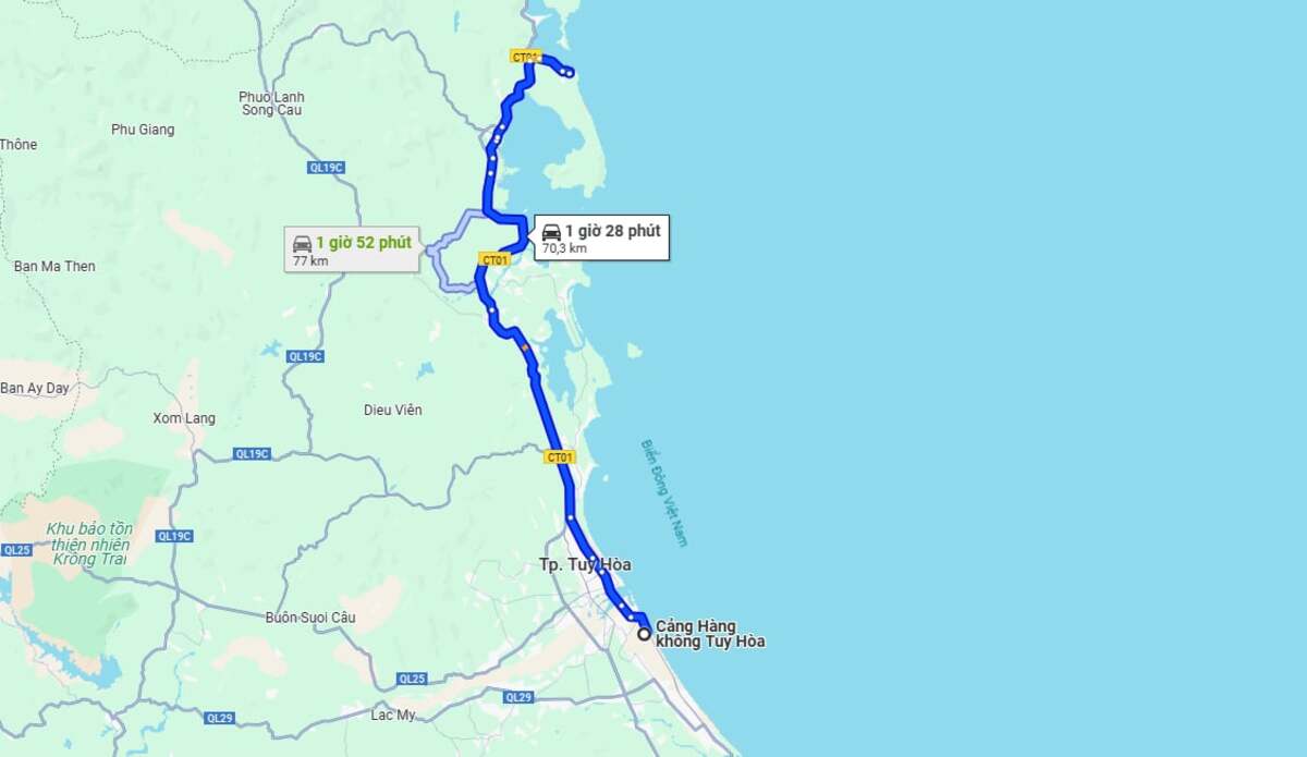 Ảnh chụp màn hình Google Maps