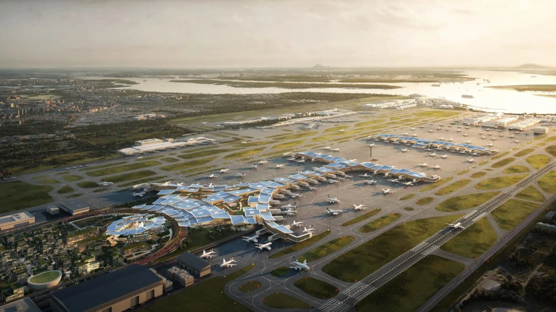 Phối cảnh nhà ga T5 của sân bay Changi vừa khởi công (Ảnh: CNN Travel)
