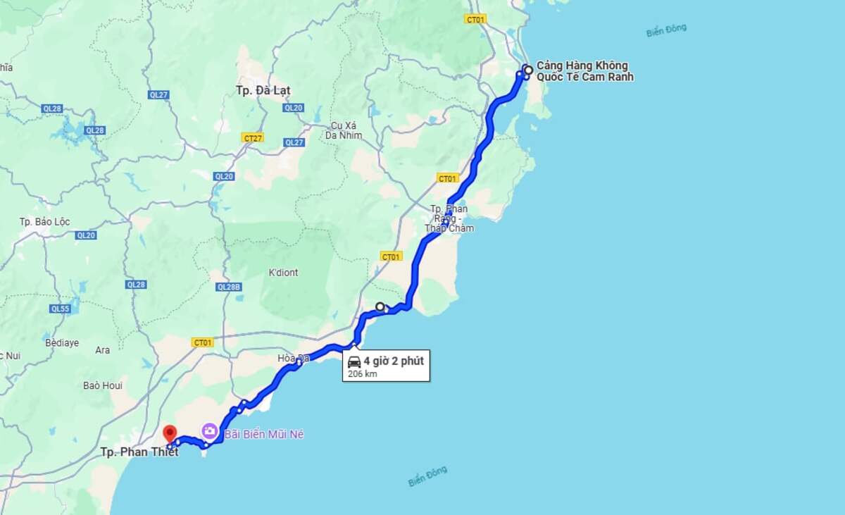 Ảnh chụp màn hình Google Maps