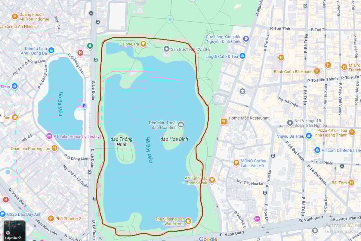 Ảnh chụp màn hình Google Maps