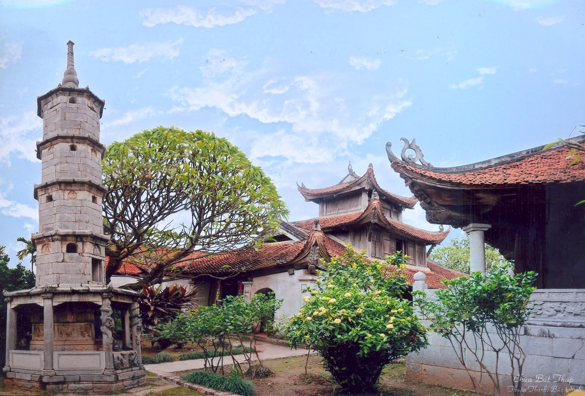 Chùa Bút Tháp có lịch sử hình thành từ thế kỷ 13. (Ảnh: Internet)