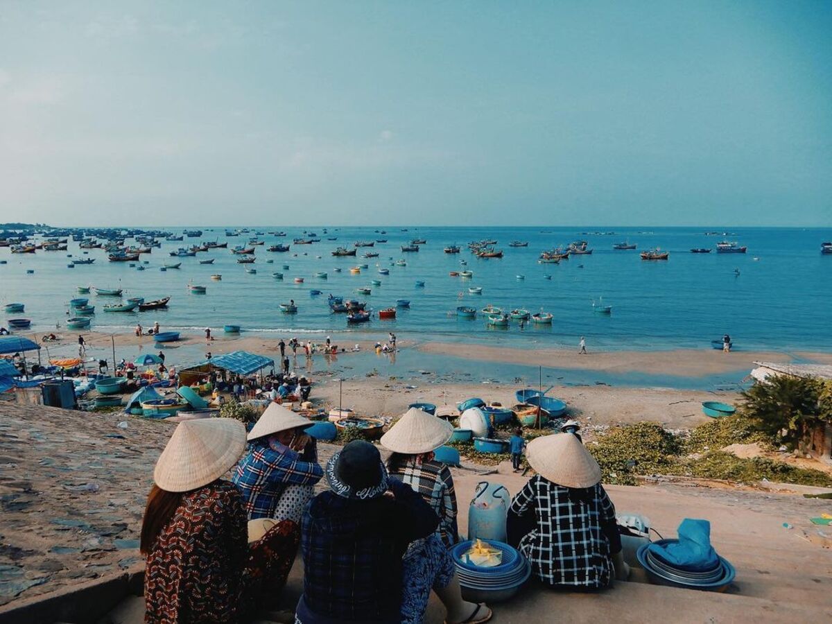 Làng chài Mũi Né đầy bình yên (Nguồn: Internet)