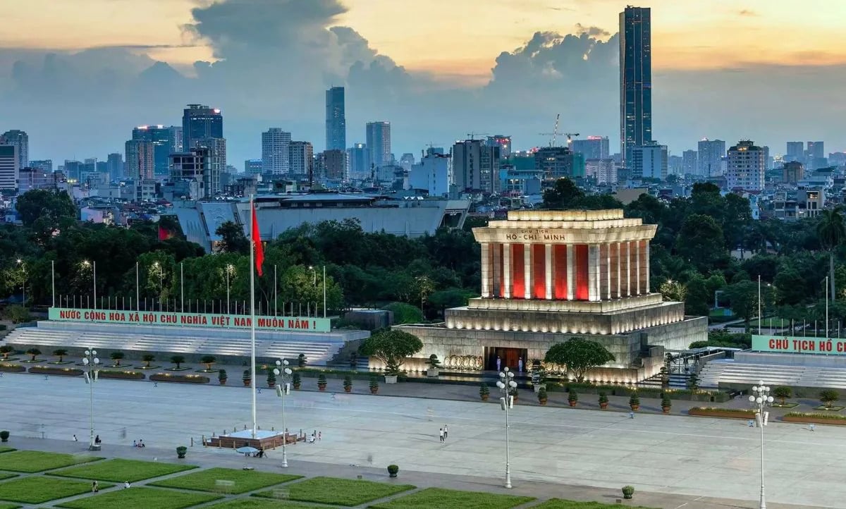 Quảng trường Ba Đình là quảng trường lớn nhất Việt Nam. (Ảnh: Internet)