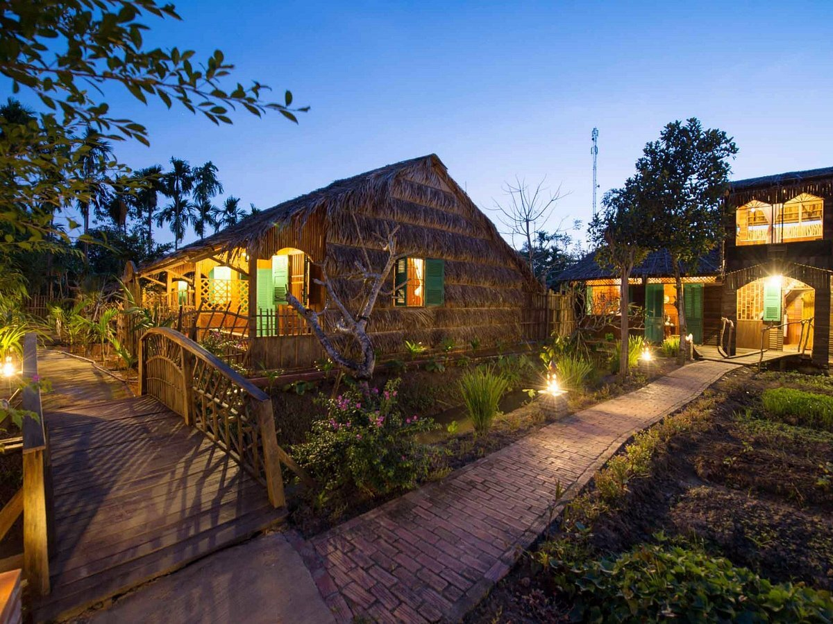 Kiến trúc mộc mạc, sử dụng vật liệu tự nhiên của Mekong Rustic Can Tho Hideaway (Nguồn: Internet)