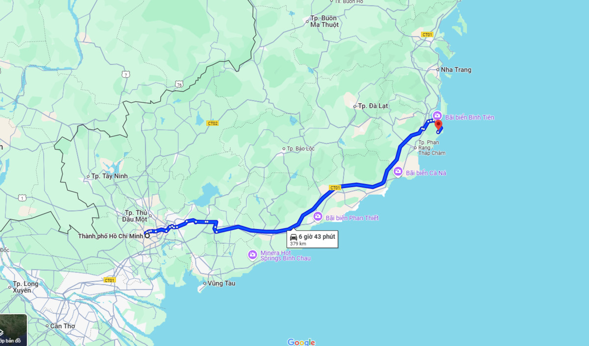 Ảnh chụp màn hình Google Maps