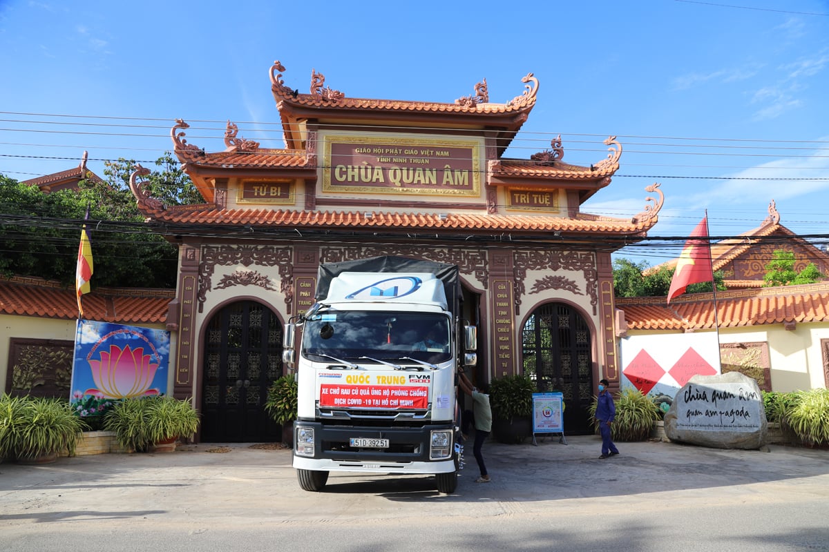Chùa Quan Âm Ninh Thuận. (Ảnh: Internet)