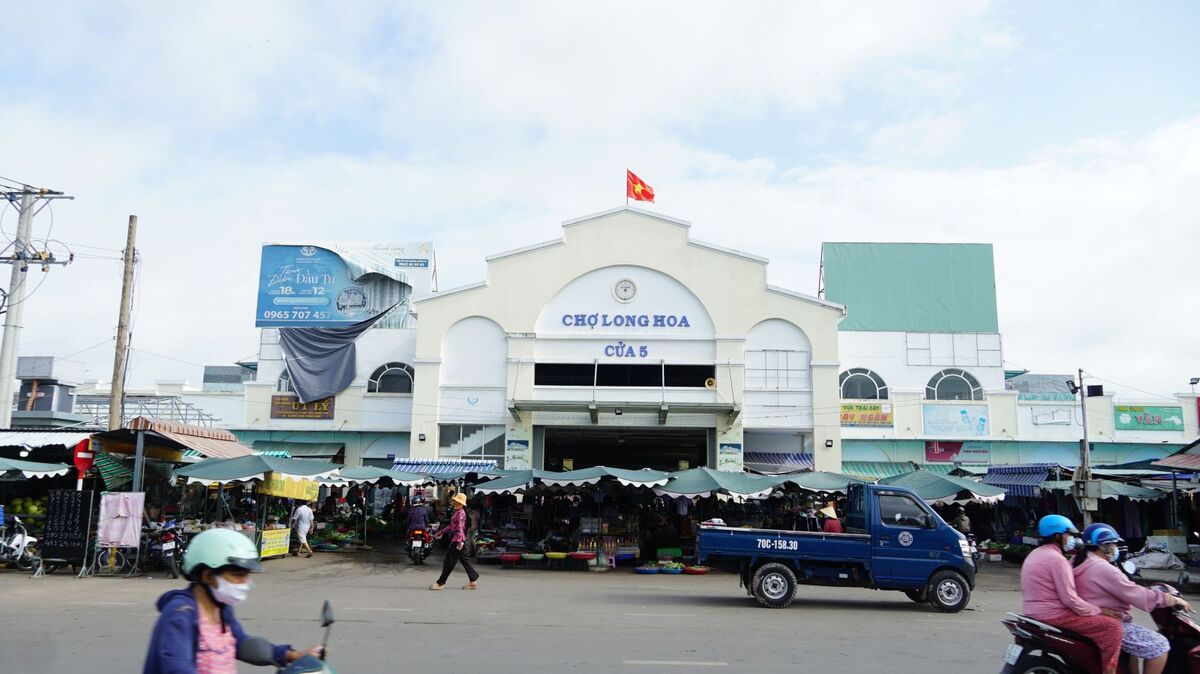 Chợ Long Hoa (Nguồn: Internet)