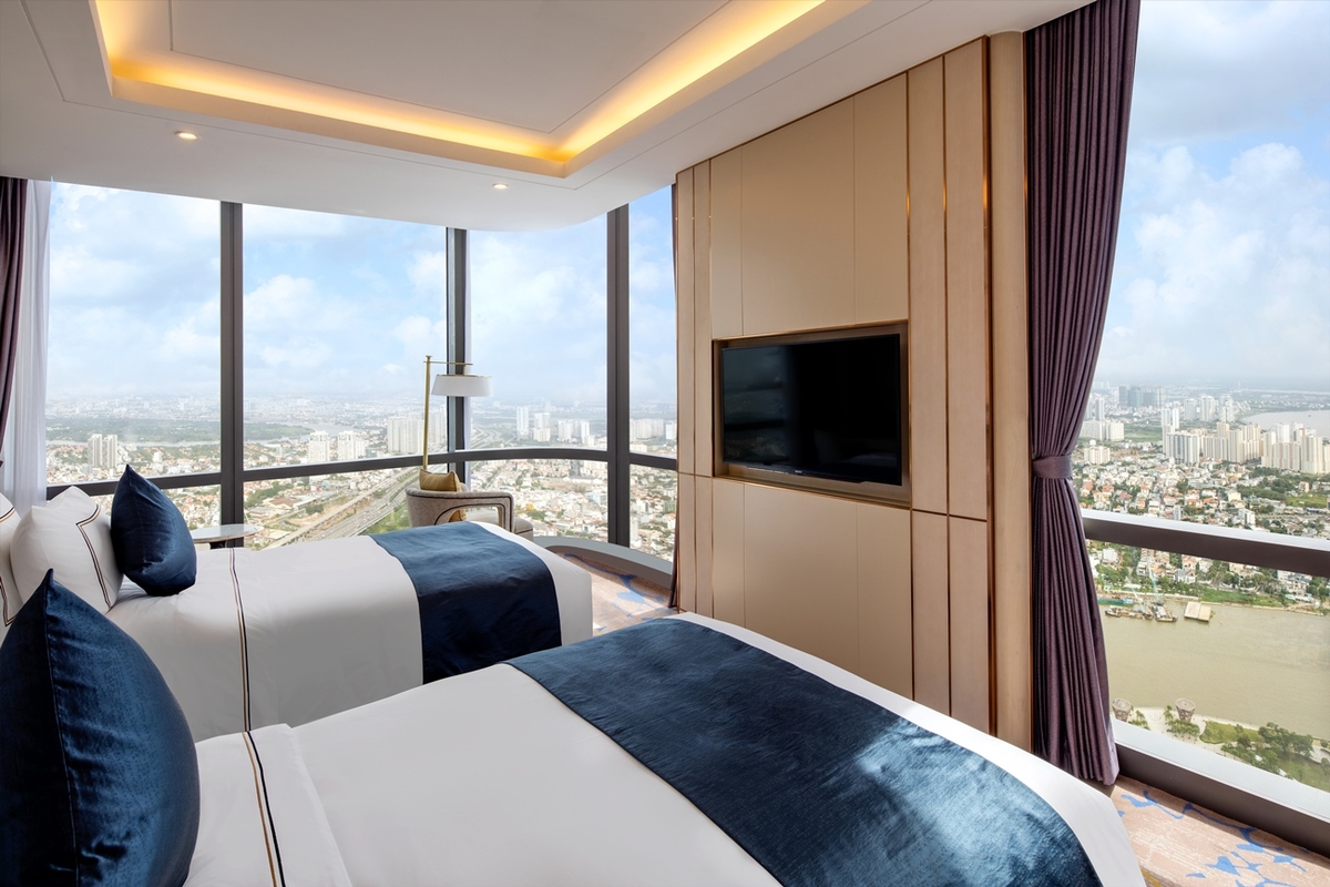 Bên trong một hạng phòng của Vinpearl Luxury Landmark 81. (Ảnh: Internet)