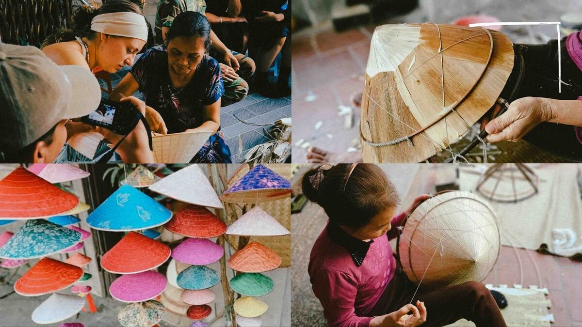 Làng nghề nón lá Chuông: Nét duyên dáng của Hà Nội xưa - ảnh 1