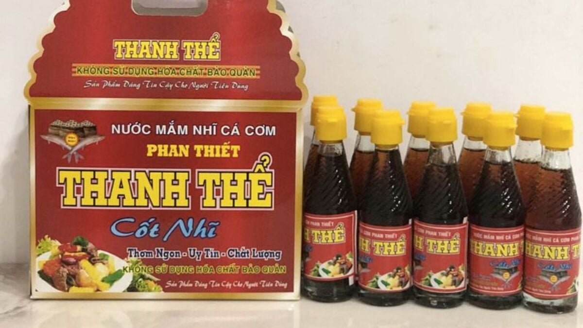 Nước mắm Thanh Thể (Nguồn: Internet)