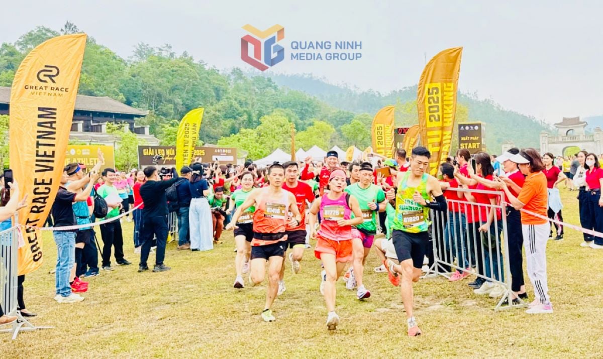 Có gần 4000 vận động viên tham gia Giải Leo núi Yên Tử 2025 (Ảnh: Báo Quảng Ninh)