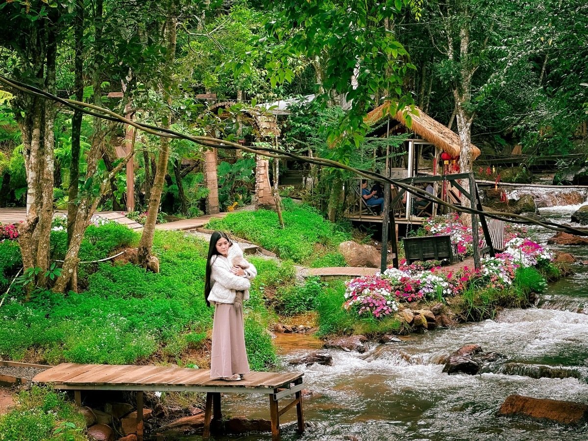Khung cảnh nên thơ tại Vườn Địa Đàng (Ảnh: Vườn Địa Đàng)