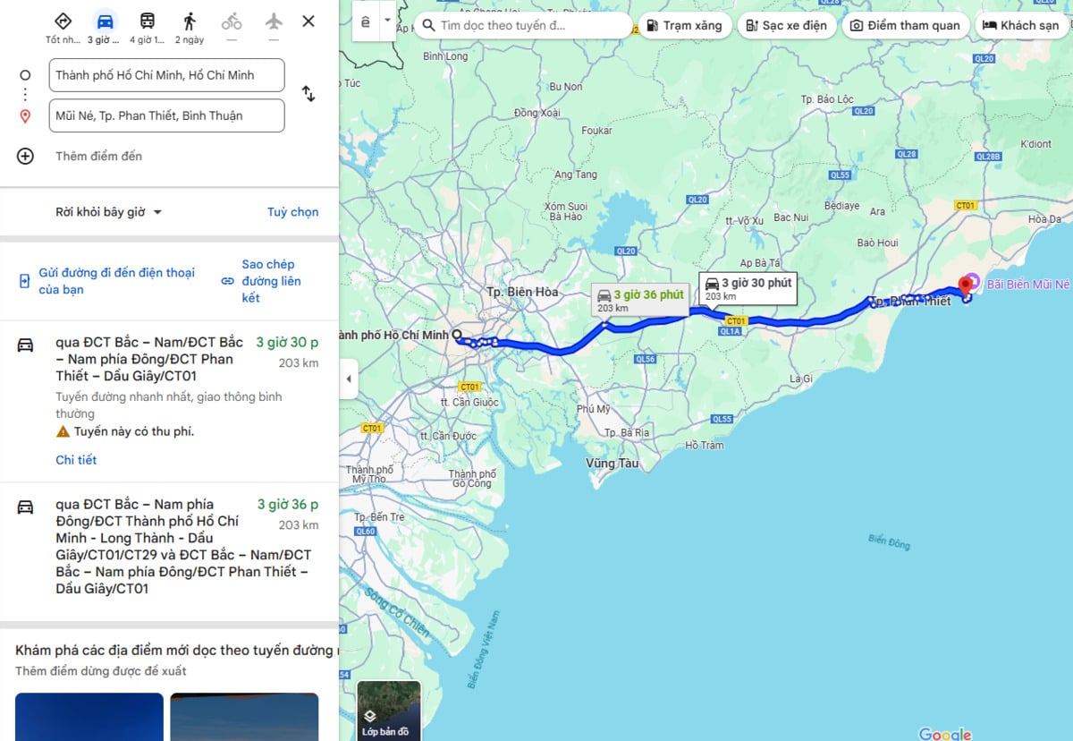Ảnh chụp màn hình Google Maps